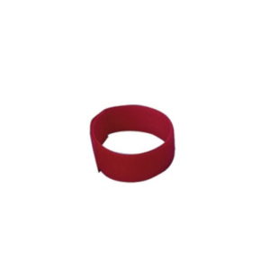 Bracelet velcro - Rouge - 30 cm  - Lot de 10